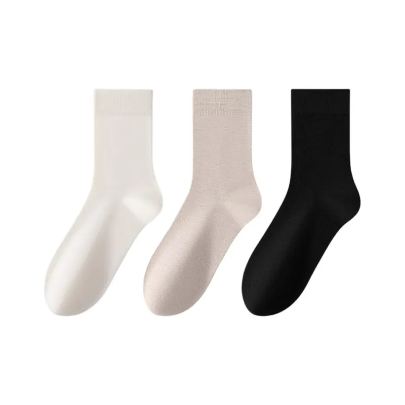 MIIOW Mid Calf Socks Women's Combo Set-0