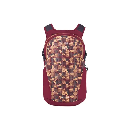 OSPREY Polyester Backpack Regular Unisex Red Print