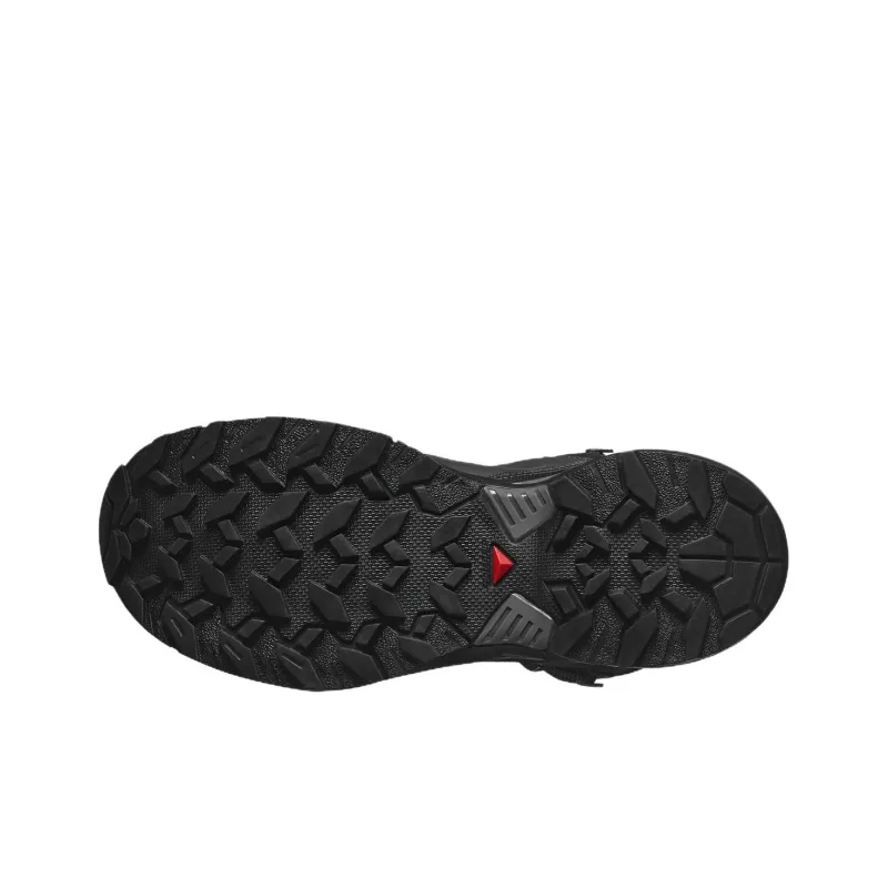 SALOMON Anti Slip Wear Resistant Mid Top Trekking Shoes Women's Black-3