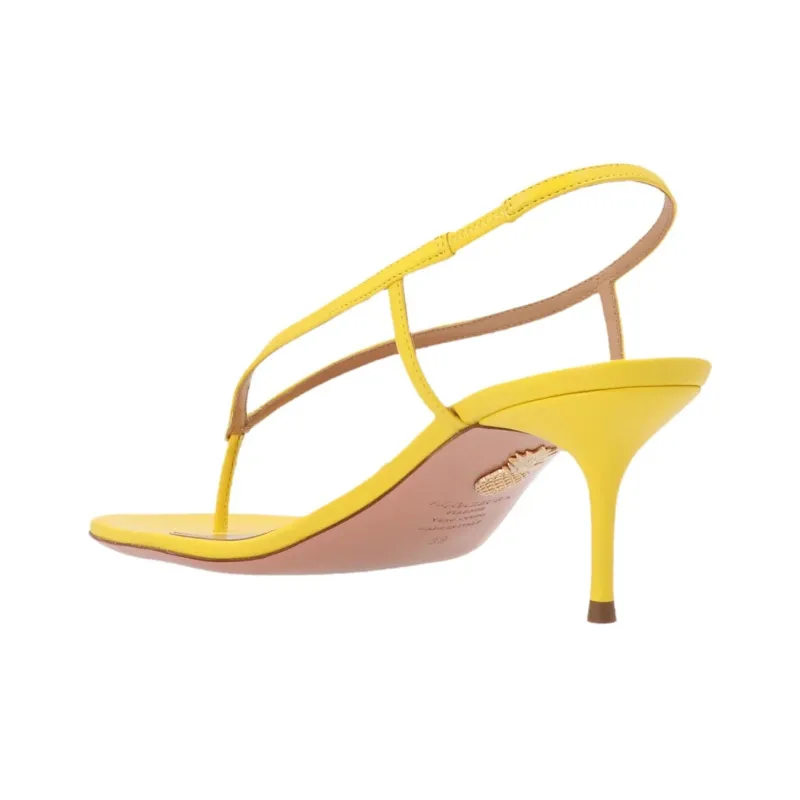 AQUAZZURA Divina Strap Sandals 6cm Women's Yellow-2