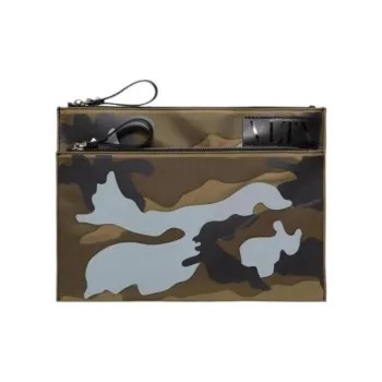 Valentino Nylon Clutch Men's Camouflage