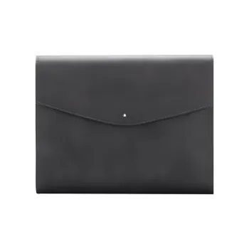 MONTBLANC Leather Briefcase Handheld Laptop Bag Men's