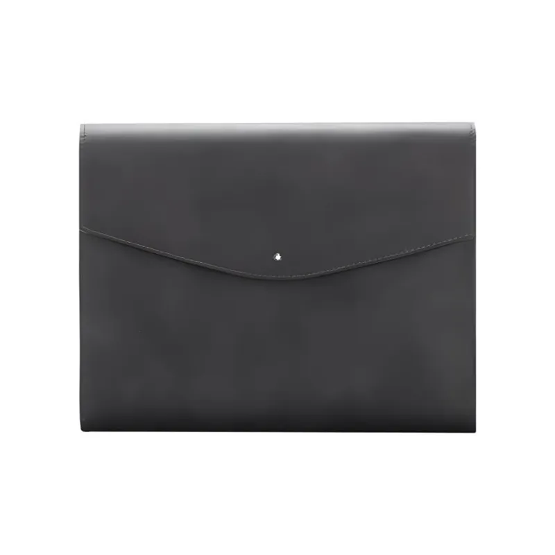 MONTBLANC Leather Briefcase Handheld Laptop Bag Men's-0