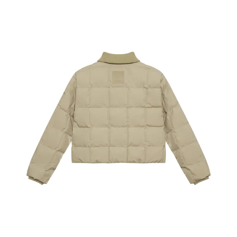 New Balance Leisure Lifestyle Series FW24 Puffer Jacket Women's Khaki-1