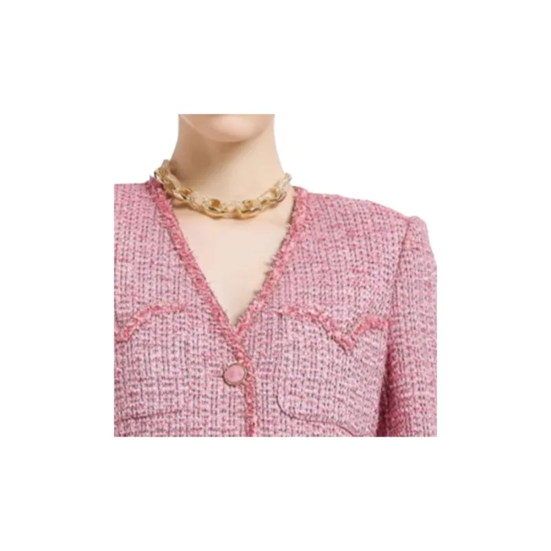 BESIONIA FW23 Long Sleeved Dresses Women's Pink-4