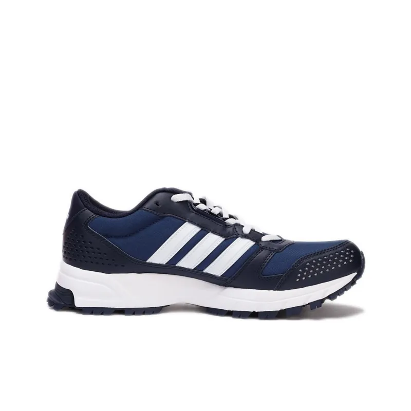 Adidas Marathon 10 Cushioning Wear-Resistant Low-Top Running Shoes Men's Blue-1