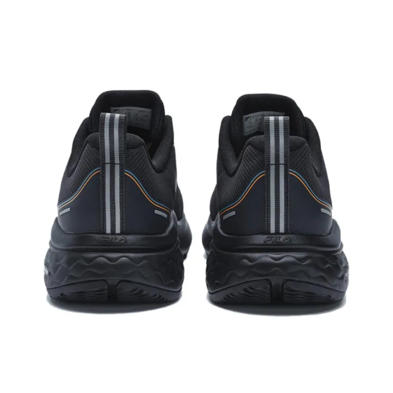 FILA NUVOLE 2 Anti Slip Wear Resistant Low Top Running Shoes Men's Black-2