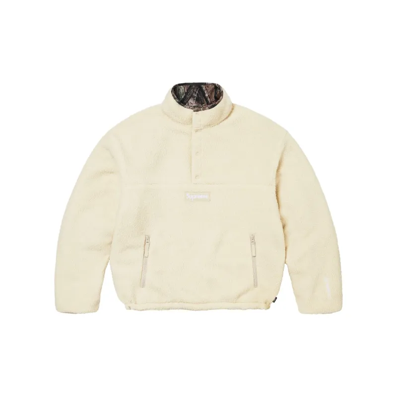Supreme Polartec Shearling Reversible Pullover FW24-5