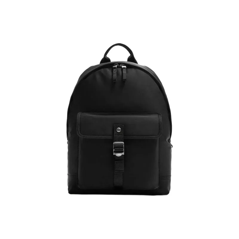 ZARA Polyester Backpack Large Size Men's Blue/Green/Black-4