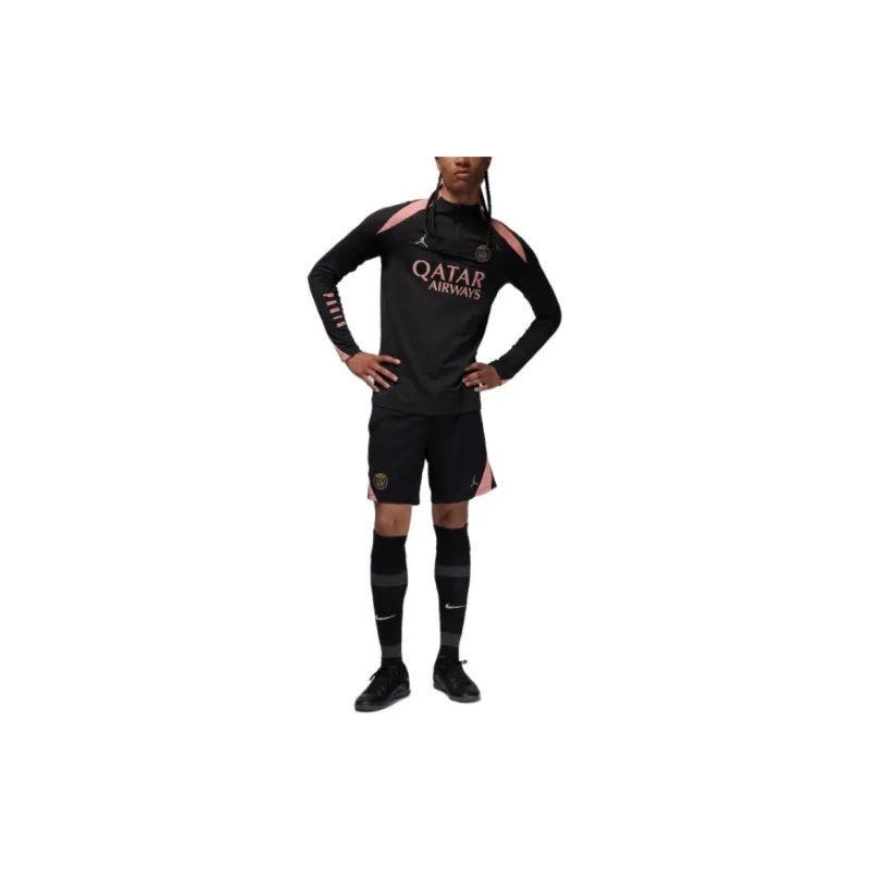 Jordan Paris Saint-GermainDri-FIT Football FW24 Strike Third Soccer Jerseys Men's Black-2