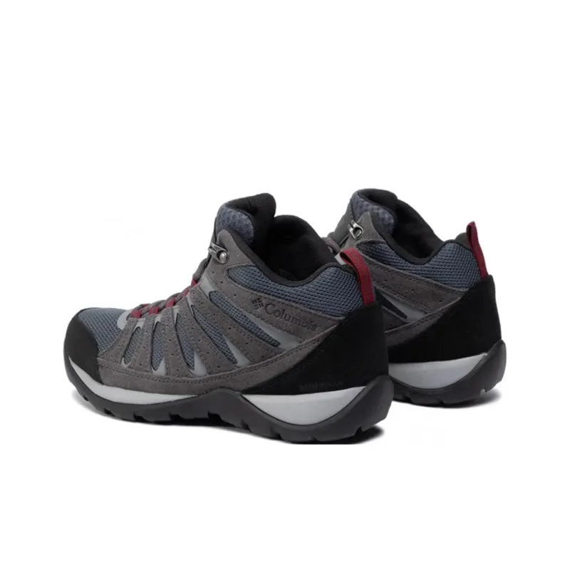 Columbia Redmond V2 Slip-Resistant Mid-Top Trekking Shoes Men's Gray-3