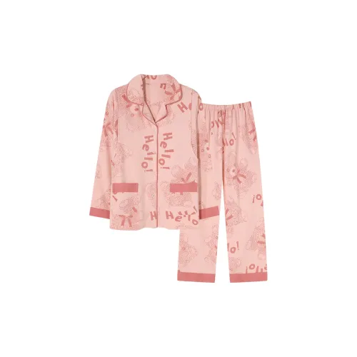 OUSHIBO Pajama Set Women's Pink