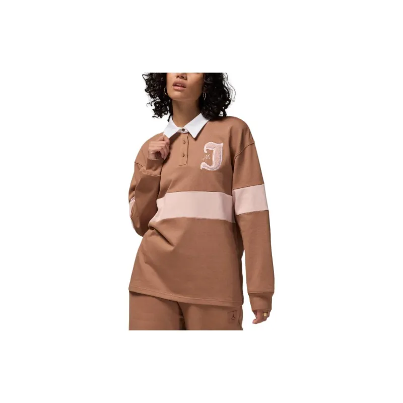 Jordan Polo Shirt Women's Dark Khaki-1