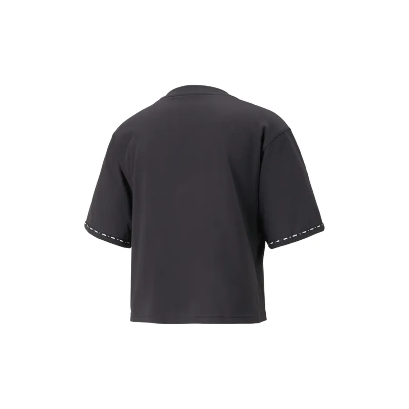 PUMA Power Tape T Shirt Women's Black-1