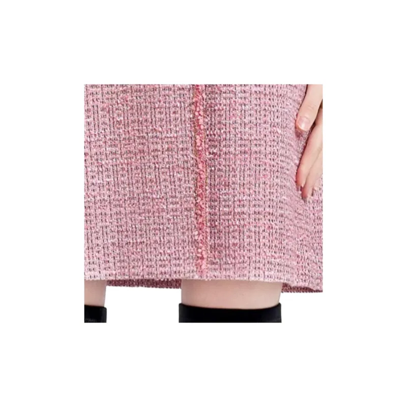 BESIONIA FW23 Long Sleeved Dresses Women's Pink-7