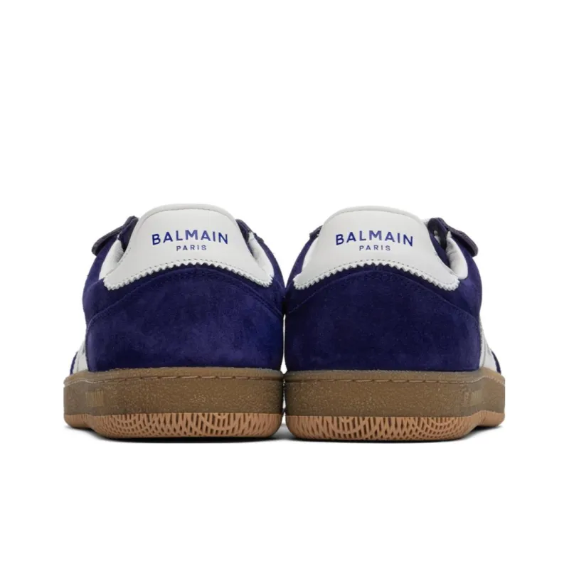 BALMAIN Low Top Skateboard Shoes Women's Dark Purple-3
