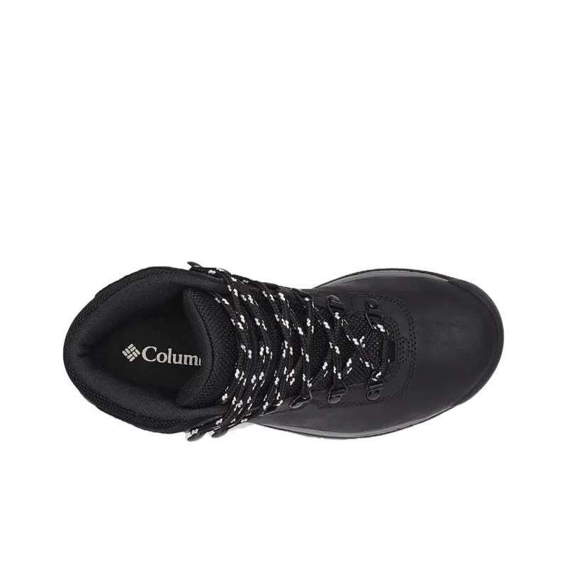 Columbia Newton Ridge Plus Anti-Slip Wear-Resistant Mid-Top Trekking Shoes Women's Black-3