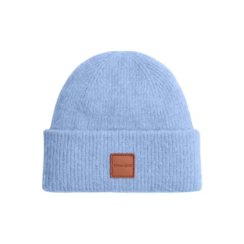 COACH Alpaca Beanies Men's Dusty Blue