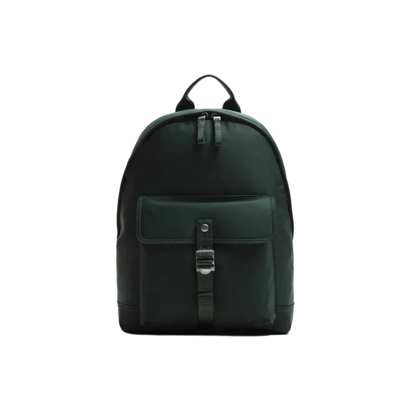 ZARA Polyester Backpack Large Size Men's Blue/Green/Black-2