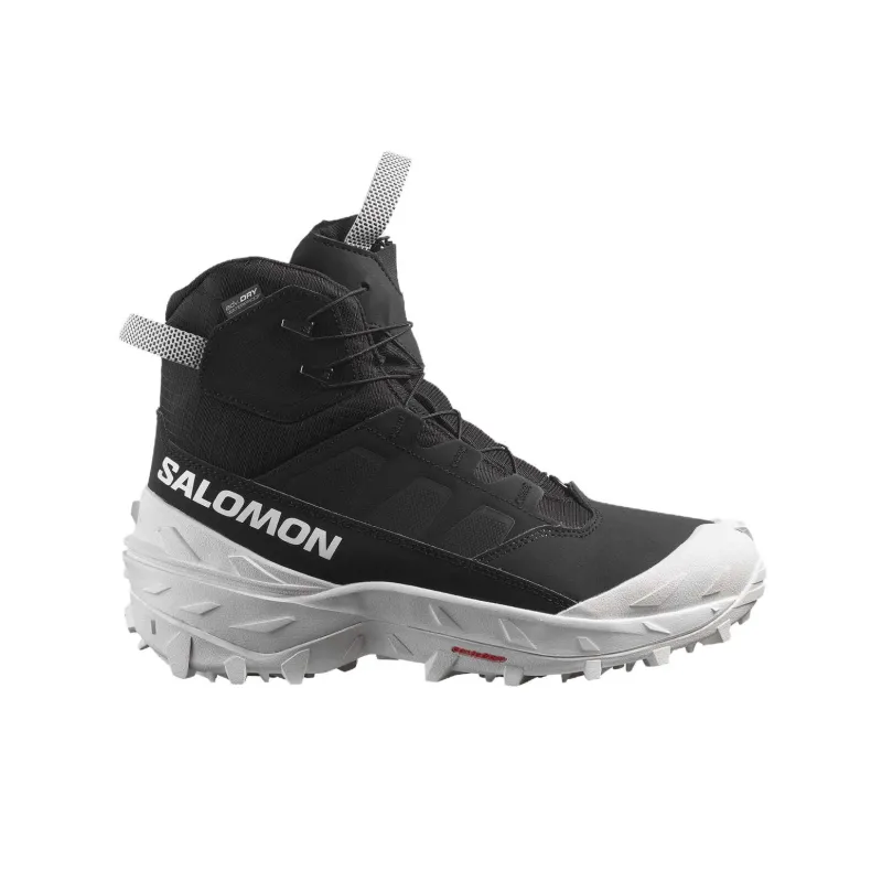 SALOMON Anti Slip Wear Resistant High Top Hiking Shoes Men's Black-1
