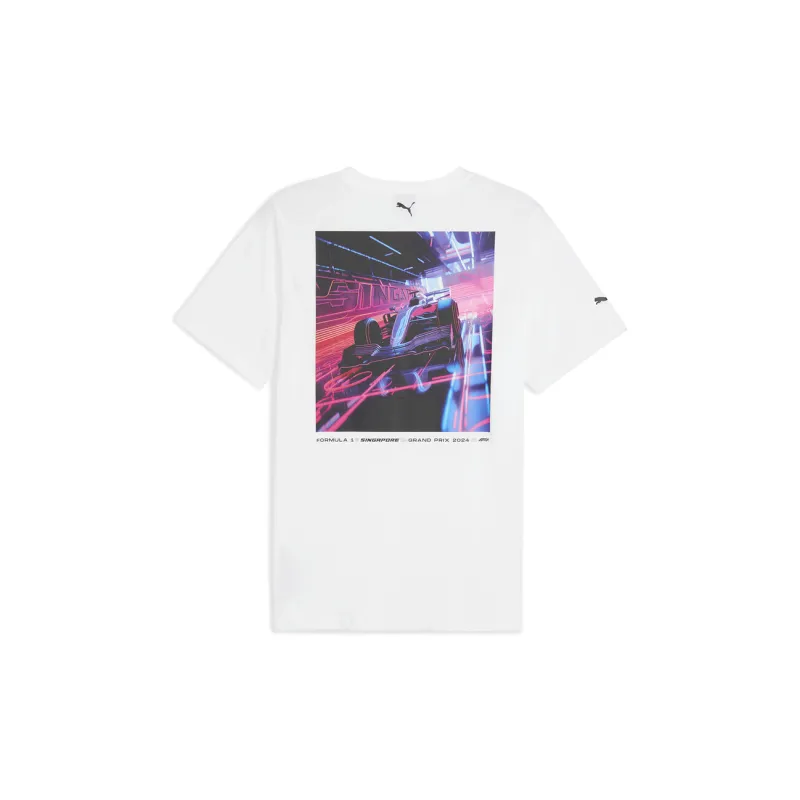 PUMA F1® Singapore T-Shirt Unisex White-1