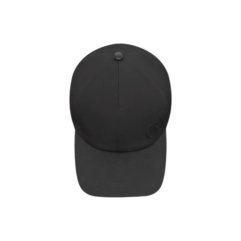 DIOR Cotton Baseball Caps Men's Black-2