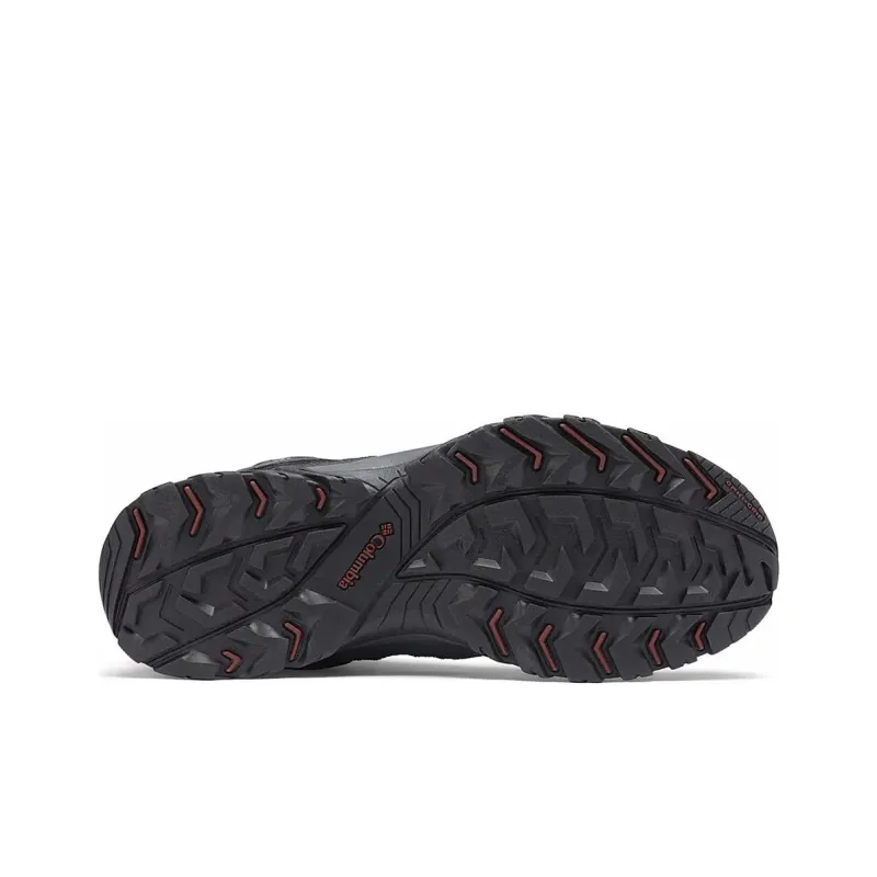 Columbia Crestwood Anti-Slip Wear-Resistant Mid-Top Trekking Shoes Men's Dark Gray-4