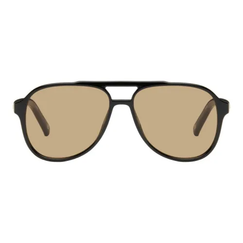 Le Specs Polymer Aviator sunglasses ports Women's Black