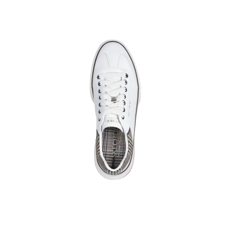 Skechers Cordova Classic Anti-Slip Wear-Resistant Low-Top Skateboard Shoes Men's White-3
