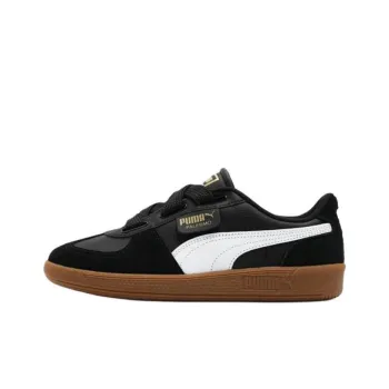 PUMA Palermo Wide Lace Sd 'Black White Gold' Women's