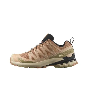 SALOMON XA Pro 3D V9 Anti Slip Wear Resistant Low Top Running Shoes Women's Beige