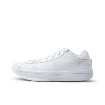 Serious Player Only Anti Slip Wear Resistant Low Top Basketball Shoes Unisex White