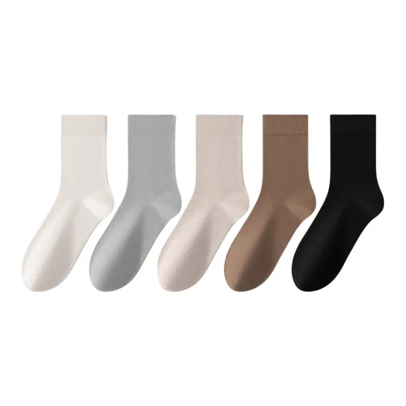MIIOW Mid Calf Socks Women's Combo Set-5