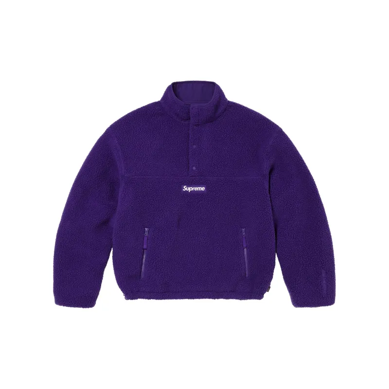 Supreme Polartec Shearling Reversible Pullover FW24-1