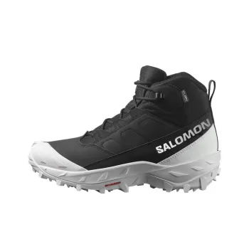 SALOMON Waterproof, Slip Resistant, And Abrasion Resistant Mid Top Hiking Shoes Men's Black
