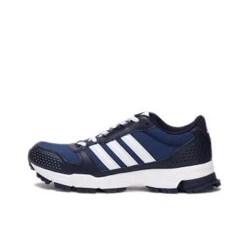 Adidas Marathon 10 Cushioning Wear-Resistant Low-Top Running Shoes Men's Blue