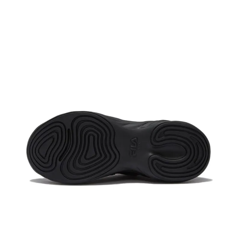 FILA FUSION BUZZARD Meteor Shoes Anti Slip Wear Resistant Low Top Chunky Sneakers Women's Black-4