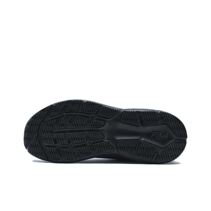 FILA NUVOLE 2 Anti Slip Wear Resistant Low Top Running Shoes Men's Black-3