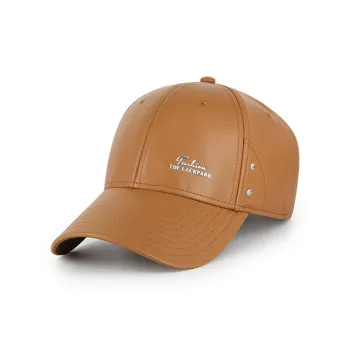 Lackpard Artificial Leather Baseball Caps Men's