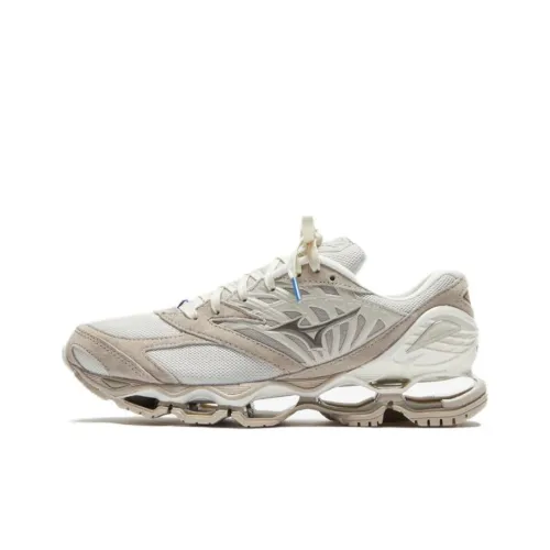 Mizuno Wave Prophecy LS Anti Slip Wear Resistant Low Top Casual Shoes Men's Ecru