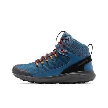 Columbia Trailstorm Water-Resistant Support Mid-Top Trekking Shoes Men's Blue