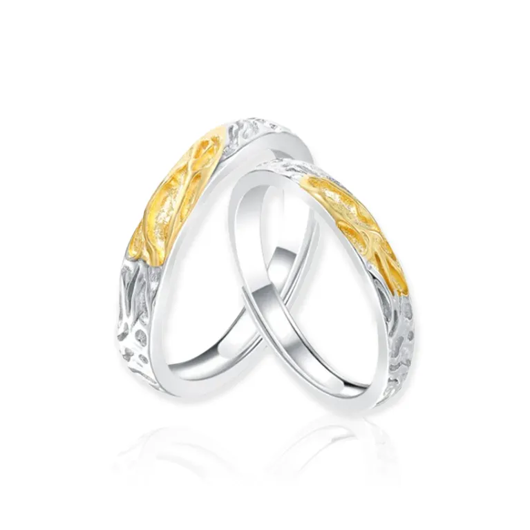 Chongqing Gold Store S925 Silver Rings Unisex-0
