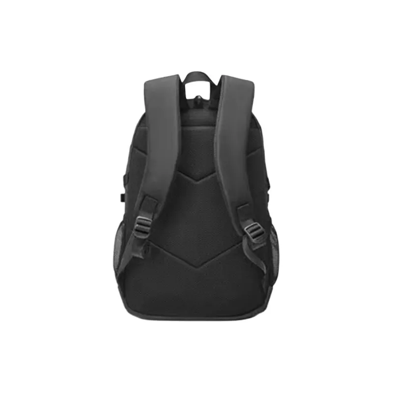 QIAODAN Fabric Backpack Unisex Black/Original Grain Color/Asphalt Gray-8