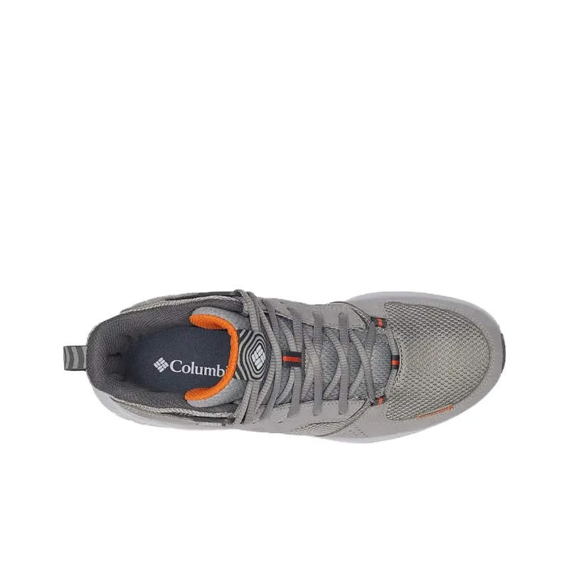 Columbia Benson Slip Resistant Mid Top Trekking Shoes Women's Gray Orange-2