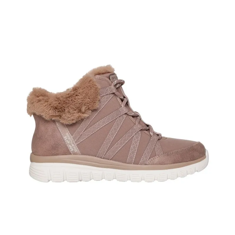 Skechers Graceful Ankle Boots Women's Brown-1