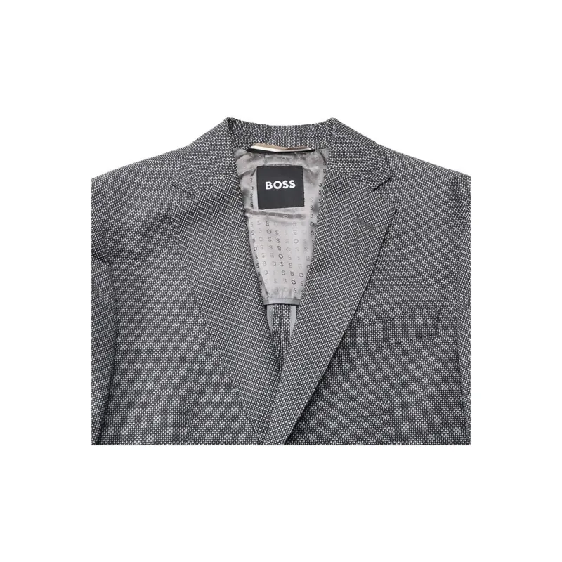 HUGO BOSS FW24 Business Suits Coats Men's Gray-2