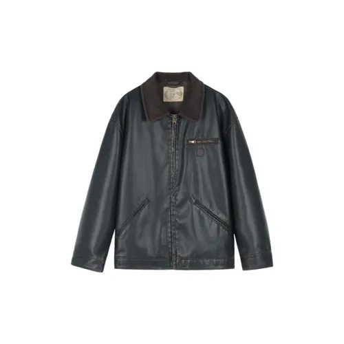 WILD LEADER Jackets Coats Unisex Dark Choco Brown