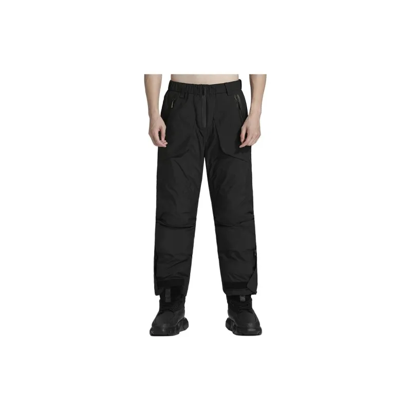 NORVINCY Casual Pants Unisex Black-1