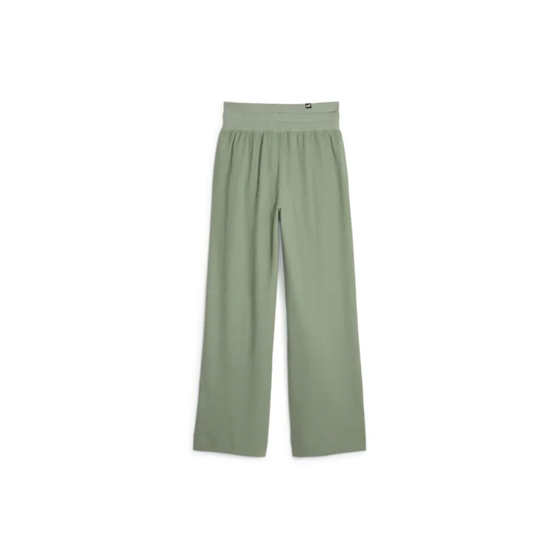 PUMA HER Knitted Sweatpants Women's Green-1