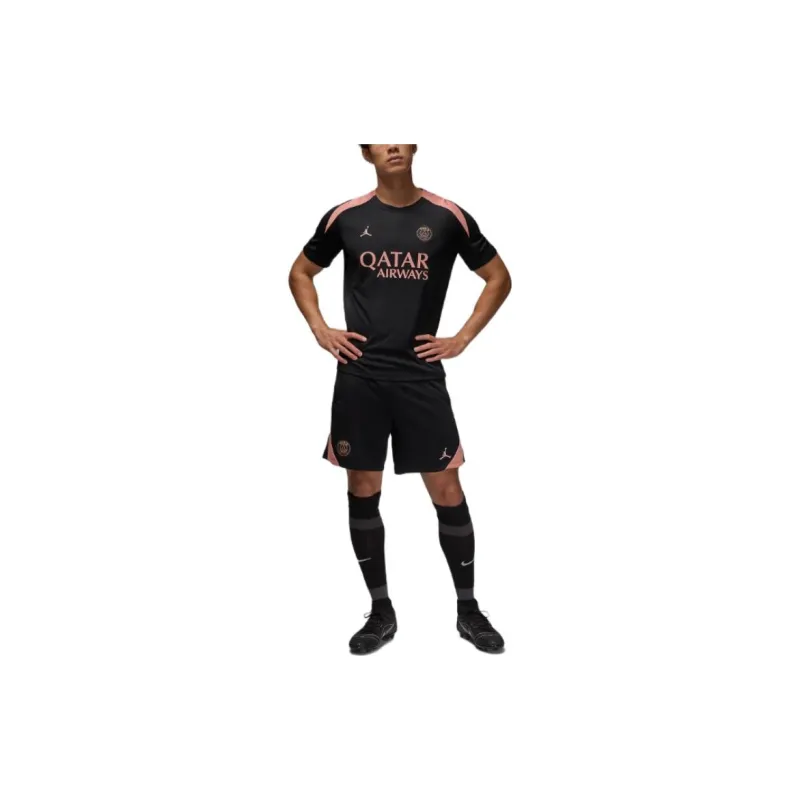 Jordan Paris Saint-GermainDri-FIT Football FW24 Strike Third Soccer Jerseys Men's Black-2